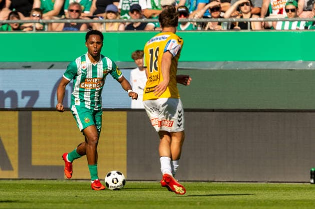 SOCCER - BL, Rapid vs Ried VIENNA,AUSTRIA,25.MAY.26 - SOCCER - ADMIRAL Bundesliga, Europacup play off, SK Rapid Wien vs SV Ried. Image shows Petter Nosa Dahl (Rapid).  GEPAxpictures xPhilippxBrem