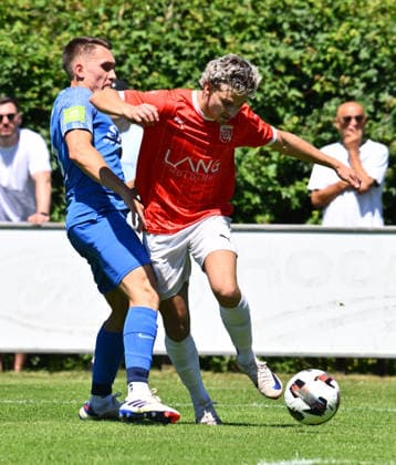 25 05 2026 Soccer season 2025 2026 Relegation Oberliga Bayernliga Bayernliga Landesliga FSV Stadeln FC Eintracht Münchberg xwoxzix Jonas Köhler 5, FC Eintracht Münchberg Taylan Avci 16, FSV Stadeln , right