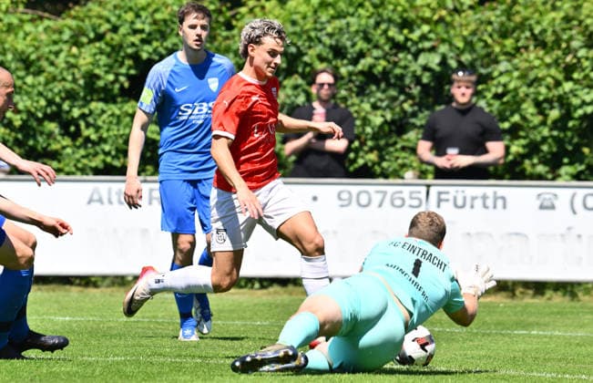 25 05 2026 Football season 2025 2026 Relegation Oberliga Bayernliga Bayernliga Landesliga FSV Stadeln FC Eintracht Münchberg xwoxzix Taylan Avci 16, FSV Stadeln Jonas Lang 1, FC Eintracht Münchberg