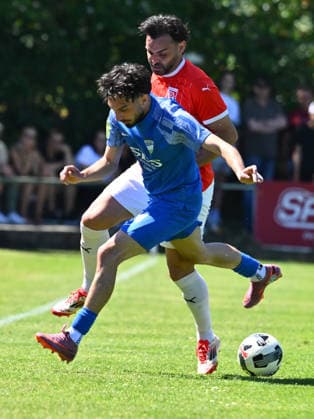 25 05 2026 Football season 2025 2026 Relegation Oberliga Bayernliga Bayernliga Landesliga FSV Stadeln FC Eintracht Münchberg xwoxzix Emre Mal 14, FC Eintracht Münchberg ahead of Marco Weber 22, FSV Stadeln