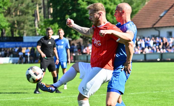 25 05 2026 Football season 2025 2026 Relegation Oberliga Bayernliga Bayernliga Landesliga FSV Stadeln FC Eintracht Münchberg xwoxzix Leon Siefert 9, FSV Stadeln Julian Ott 4, FC Eintracht Münchberg
