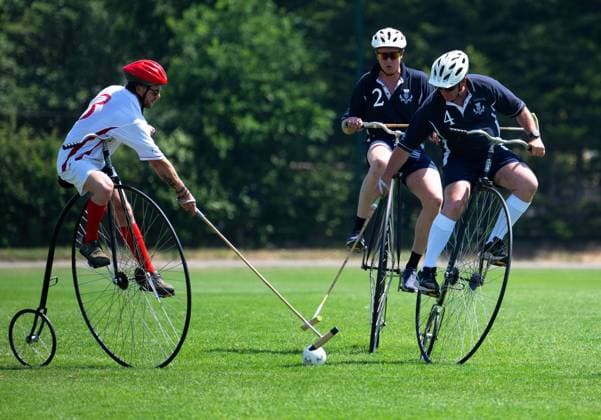 England v Scotland International Penny Farthing Polo match at Ham Polo Club Richmond Upon Thames Scotland beat England on Bank Holiday Monday England v Scotland, Penny Farthing Polo, Ham Polo Club, Richmond Upon Thames, UK - 25 May 2026Richmond Upon Thames Ham Polo Club United Kingdom  Copyright: xSandraxMailer Shutterstockx 16897247h