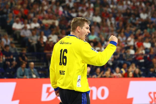 Handball I Men I Season 2025 2026 I Bundesliga I 32 Matchday I HSV Hamburg FRISCH AUF Göppingen I 25 05 2026 Robin Haug 16, HSV Hamburg jubelt Hamburg Barclaycard Arena Hamburg Germany Copyright: xLobeca RalfxHomburgx