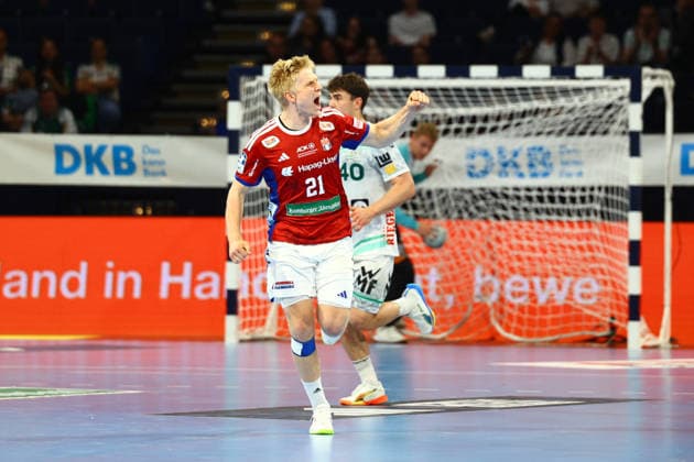Handball I Men I Season 2025 2026 I Bundesliga I 32 Matchday I HSV Hamburg FRISCH AUF Göppingen I 25 05 2026 Frederik Bo Andersen 21, HSV Hamburg Hamburg Barclaycard Arena Hamburg Germany Copyright: xLobeca RalfxHomburgx