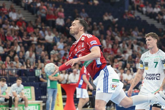 Handball Daikin Handball Bundesliga 2025 2026 Handball Sport Verein Hamburg vs FA Göppingen Casper U Mortensen Hamburg , Barclays Arena Hamburg