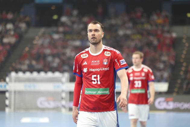 Handball Daikin Handball Bundesliga 2025 2026 Handball Sport Verein Hamburg vs FA Göppingen Casper U Mortensen Hamburg , Barclays Arena Hamburg