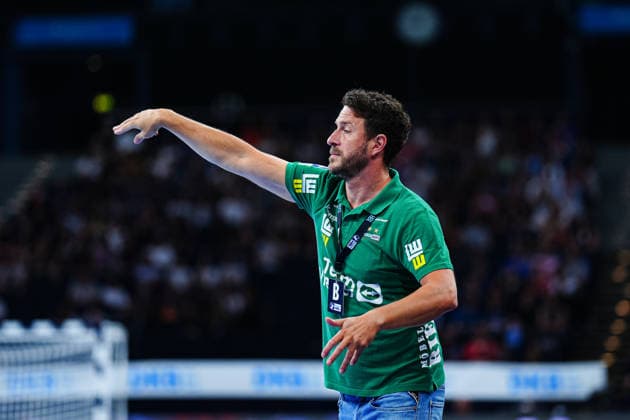 Ben Matschke Frisch Auf Goeppingen, Coach GER, Handball Sport Verein Hamburg vs Frisch Auf Goeppingen, Handball, 1 Bundesliga, Matchday 32, Season 2025 2026, 25 05 2026 GER, Handball Sport Verein Hamburg vs Frisch Auf Goeppingen, Handball, 1 Bundesliga, Matchday 32, Season 2025 2026, 25 05 2026 Hamburg Copyright: xEibner-Pressefoto MarcelxvonxFehrnx EP_MFN