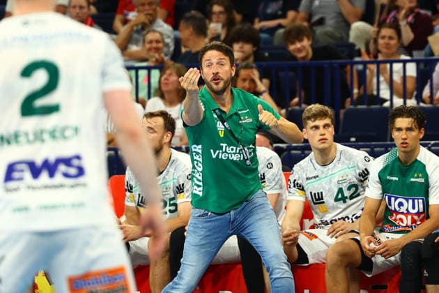 Handball I Men I Season 2025 2026 I Bundesliga I 32 Matchday I HSV Hamburg FRISCH AUF Göppingen I 25 05 2026 Benjamin Matschke Frisch Auf Göppingen Hamburg Barclaycard Arena Hamburg Germany Copyright: xLobeca RalfxHomburgx