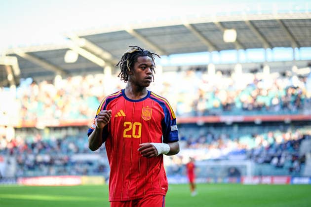 UEFA Under-17 European Championship, EM, Europameisterschaft Estonia 2026 Christian Imga in action during the UEFA Under-17 European Championship Group-A match between Estonia U-17 vs Spain U-17 national teams, Tallinn Estonia 25.05.2026 Tallinn A Le Coq Arena Estonia Copyright: xMaurixLevandix