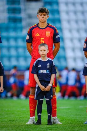 UEFA Under-17 European Championship, EM, Europameisterschaft Estonia 2026 Sergi Mayans before the match during the UEFA Under-17 European Championship Group-A match between Estonia U-17 vs Spain U-17 national teams, Tallinn Estonia 25.05.2026 Tallinn A Le Coq Arena Estonia Copyright: xMaurixLevandix
