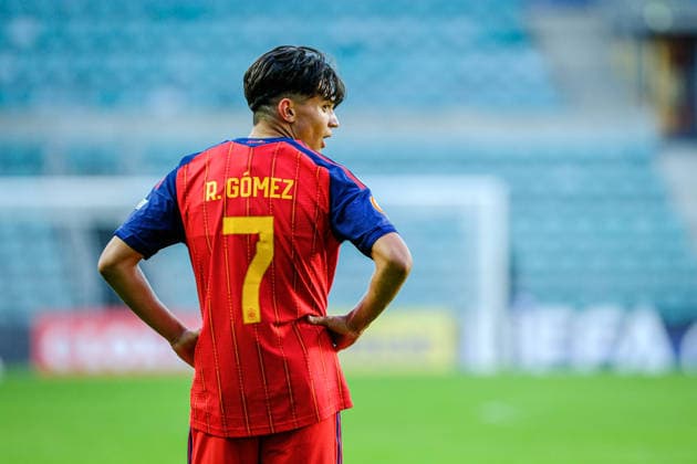 UEFA Under-17 European Championship, EM, Europameisterschaft Estonia 2026 Ruben Gomez in action during the UEFA Under-17 European Championship Group-A match between Estonia U-17 vs Spain U-17 national teams, Tallinn Estonia 25.05.2026 Tallinn A Le Coq Arena Estonia Copyright: xMaurixLevandix