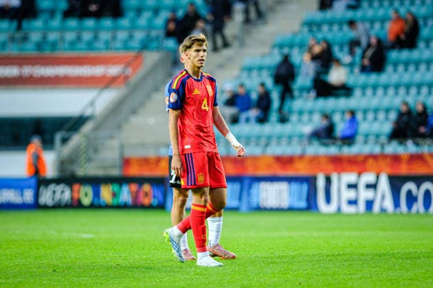 UEFA Under-17 European Championship, EM, Europameisterschaft Estonia 2026 Mario Diaz in action during the UEFA Under-17 European Championship Group-A match between Estonia U-17 vs Spain U-17 national teams, Tallinn Estonia 25.05.2026 Tallinn A Le Coq Arena Estonia Copyright: xMaurixLevandix