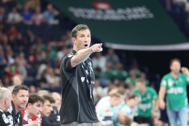 Handball Daikin Handball Bundesliga 2025 2026 Handball Sport Verein Hamburg vs FA Göppingen Coach Torsten Jansen Hamburg , Barclays Arena Hamburg