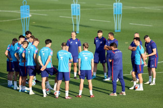 Croatia national football team trains in Rijeka ahead of 2026 World Cup Croatia national football team during a training session at Rujevica Stadium on May 25, 2026 in Rijeka, Croatia as preparations begin for the 2026 FIFA World Cup, WM, Weltmeisterschaft, Fussball The Croatian national football team is holding early training camps and friendly matches ahead of their departure for the United States.  NelxPavletic PIXSELL