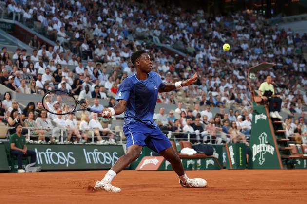 TENNIS : Roland Garros 2026 - 25 05 2026 Hugo Gaston (FRA) Vs Gael Monfils (FRA) ParisFrance  Copyright: xMichaelxBaucherx