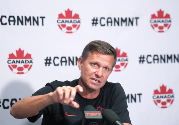 May 25, 2026, Charlotte, Nc, UNITED STATES: Jesse Marsch, Canada s national men s soccer head coach speaks to the media ahead of the World Cup roster selection camp in Charlotte, N.C., on Monday, May 25, 2026. Canada News - May 25, 2026  - ZUMAc35_ 20260525_zaf_c35_087 Copyright: xNathanxDenettex