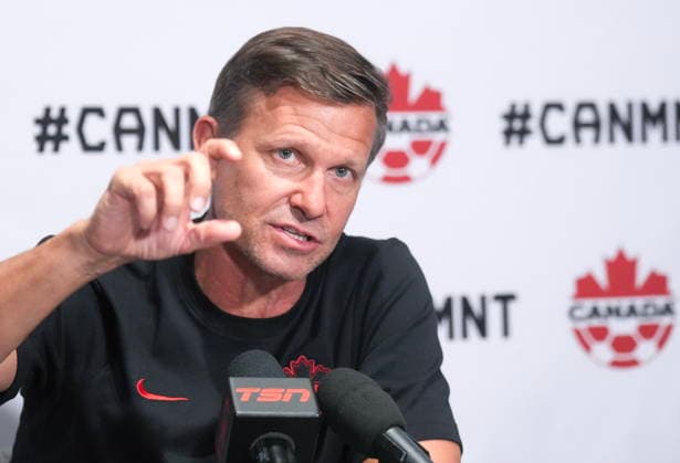 Football, FIFA World Cup 2026, Canada national team, Press conference with national team coach Jesse Marsch