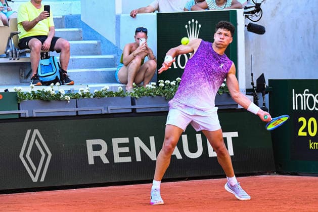TENNIS : Roland Garros 2026 - Paris - 25 05 2026 Ben Shelton (USA) ParisFrance  Copyright: xLaptistex