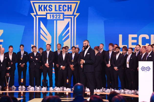 2026.05.25 Warszawa pilka nozna ekstraklasa Gala Ekstraklasy 2026 N z druzyna Lech Poznan Mistrz Polski Piotr Rutkowski Mikael Ishak Foto Przemyslaw Szyszka PressFocus 2026.05.25 Warszawa Football - Ekstraklasa Awards Gala 2026 Gala Ekstraklasy 2026 druzyna Lech Poznan Mistrz Polski Piotr Rutkowski Mikael Ishak Credit: Przemyslaw Szyszka PressFocus NEWSPIX.PL --- newspix.pl 