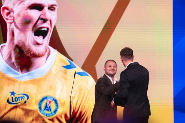 2026.05.25 Warszawa pilka nozna ekstraklasa Gala Ekstraklasy 2026 N z Bartosz Ignacik, Karol Czubak Foto Przemyslaw Szyszka PressFocus 2026.05.25 Warszawa Football - Ekstraklasa Awards Gala 2026 Gala Ekstraklasy 2026 Bartosz Ignacik, Karol Czubak Credit: Przemyslaw Szyszka PressFocus NEWSPIX.PL --- newspix.pl 