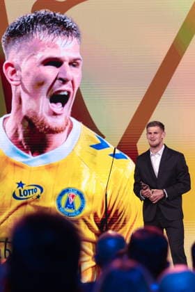 2026.05.25 Warszawa pilka nozna ekstraklasa Gala Ekstraklasy 2026 N z Karol Czubak Foto Przemyslaw Szyszka PressFocus 2026.05.25 Warszawa Football - Ekstraklasa Awards Gala 2026 Gala Ekstraklasy 2026 Karol Czubak Credit: Przemyslaw Szyszka PressFocus NEWSPIX.PL --- newspix.pl 