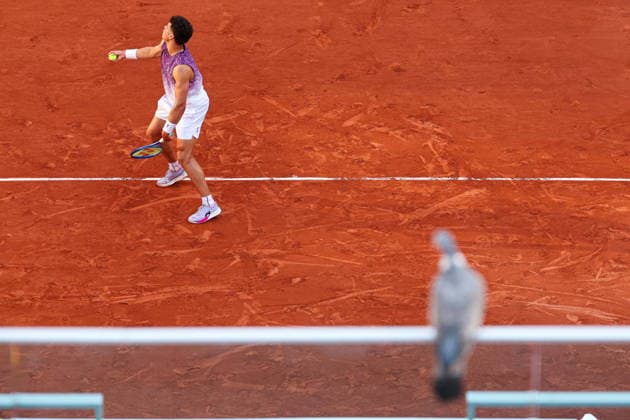 2026.05.25 Paryz Tenis French Open Roland Garros 2026 Daniel Merida - Ben Shelton N z Ben Shelton Foto Pawel Andrachiewicz PressFocus 2026.05.25 Paris Tennis - French Open Roland Garros 2026 Daniel Merida - Ben Shelton Ben Shelton Credit: Pawel Andrachiewicz PressFocus NEWSPIX.PL --- newspix.pl 