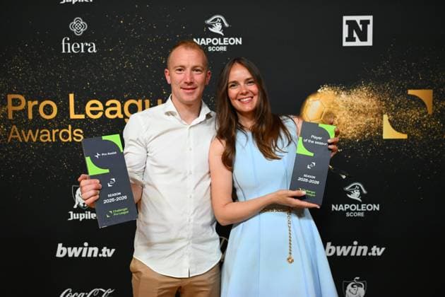 Pro League Awards 2026 ANTWERPEN, BELGIUM - MAY 25 : Christian Bruls (SK Beveren) Player of the Season Challenger Pro League during the Pro League Award on May 25, 2026 in Antwerpen, Belgium, 25 05 2026 Antwerpen Belgium  Copyright: xVincentxKalutx