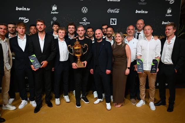 Pro League Awards 2026 ANTWERPEN, BELGIUM - MAY 25 : Christian Bruls (SK Beveren) Player of the Season Challenger Pro League during the Pro League Award on May 25, 2026 in Antwerpen, Belgium, 25 05 2026 Antwerpen Belgium  Copyright: xVincentxKalutx