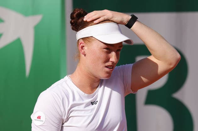 Ella Seidel, GER, during first round of 2026 French Open at Roland Garros, Paris, 25 05 2026