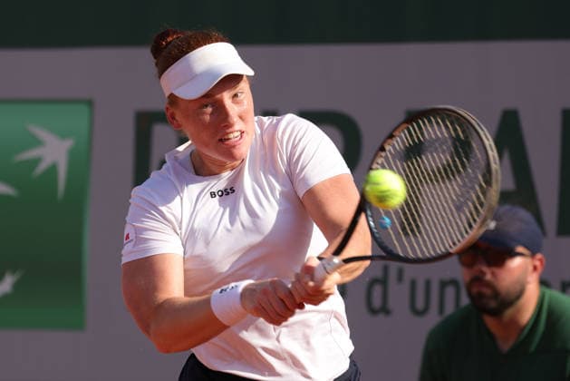 Ella Seidel, GER, during first round of 2026 French Open at Roland Garros, Paris, 25 05 2026