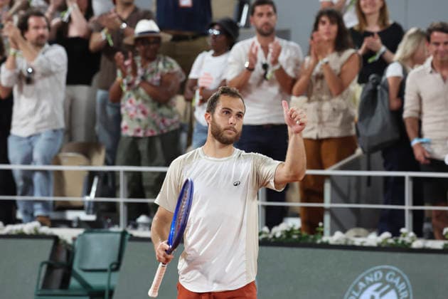 TENNIS : Roland Garros 2026 - 25 05 2026 Hugo Gaston (FRA) Vs Gael Monfils (FRA) ParisFrance  Copyright: xMichaelxBaucherx
