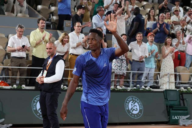 TENNIS : Roland Garros 2026 - 25 05 2026 Hugo Gaston (FRA) Vs Gael Monfils (FRA) ParisFrance  Copyright: xMichaelxBaucherx