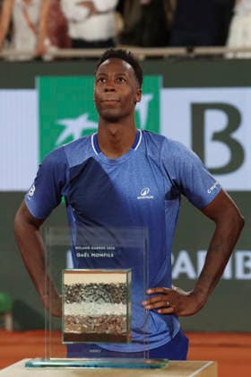 TENNIS : Roland Garros 2026 - 25 05 2026 Hugo Gaston (FRA) Vs Gael Monfils (FRA) ParisFrance  Copyright: xMichaelxBaucherx