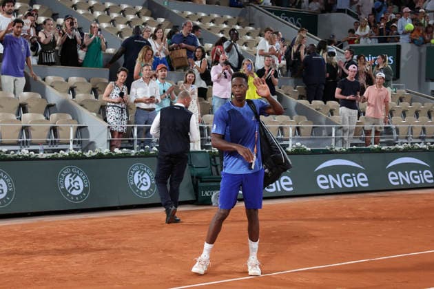 TENNIS : Roland Garros 2026 - 25 05 2026 Hugo Gaston (FRA) Vs Gael Monfils (FRA) ParisFrance  Copyright: xMichaelxBaucherx