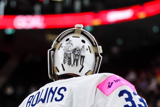 Ice hockey, Eishockey - IIHF WC 2026 ZURICH,SWITZERLAND,25.MAY.26 - ICE HOCKEY - IIHF Ice Hockey World Championship, WM, Weltmeisterschaft 2026, group stage, Germany vs Great Britain. Image shows a feature of helmet by Ben Bowns (GBR).  GEPAxpictures xMaticxKlansek