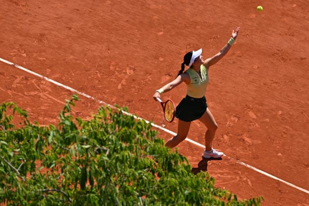 2026 French Open - Eva Lys Eva Lys (GER) during her first round match at the 2026 Roland Garros French Tennis open tournament in Paris, France, on May 25, 2026. Photo by Corinne Dubreuil ABACAPRESS.COM Paris France  Copyright: xDubreuilxCorinne ABACAx