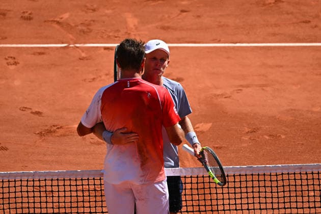 2026 French Open - Stan Wawrinka Stan Wawrinka (SUI) during the last match of his career at Roland-Garros, at the 2026 Roland Garros French Tennis open tournament in Paris, France, on May 25, 2026. Photo by Corinne Dubreuil ABACAPRESS.COM Paris France  Copyright: xDubreuilxCorinne ABACAx