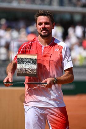 2026 French Open - Stan Wawrinka Stan Wawrinka (SUI) during the last match of his career at Roland-Garros, at the 2026 Roland Garros French Tennis open tournament in Paris, France, on May 25, 2026. Photo by Corinne Dubreuil ABACAPRESS.COM Paris France  Copyright: xDubreuilxCorinne ABACAx