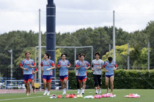 Japan team group, Mannschaftsbild, Totale MAY 26, 2026 - Football Soccer : Japan training camp at Prince Takamado Memorial JFA YUME Field in Chiba, Japan. Noxthirdxpartyxsales  aflo_332022057