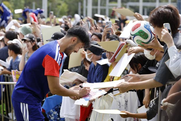 Yukinari Sugawara (JPN), MAY 26, 2026 - Football Soccer : Japan training camp at Prince Takamado Memorial JFA YUME Field in Chiba, Japan. Noxthirdxpartyxsales  aflo_332022183