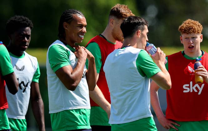 Republic of Ireland Squad Training, FAI National Training Centre, Dublin 26 5 2026 Corrie Ndaba Corrie Ndaba 26 5 2026  Copyright: x INPHO RyanxByrnex RB1_0571