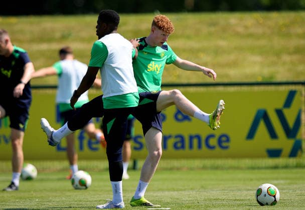Republic of Ireland Squad Training, FAI National Training Centre, Dublin 26 5 2026 Adam Brennan Adam Brennan 26 5 2026  Copyright: x INPHO RyanxByrnex RB1_9431