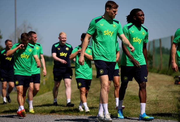 Republic of Ireland Squad Training, FAI National Training Centre, Dublin 26 5 2026 Jake O™Brien and Jaden Umeh Jake O™Brien and Jaden Umeh 26 5 2026  Copyright: x INPHO RyanxByrnex RB2_1648