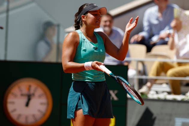 May 26, 2026, Paris, Paris, France: Jessica BOUZAS MANEIRO (ESP) In action during the tennis Grand Slam of Roland Garros 2026, at Roland Garros Stadium - on May 26 2026 .Paris - France Paris France - ZUMAb253 20260526_zsp_b253_303 Copyright: xLoicxBaratouxx