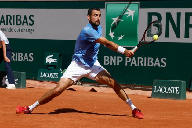 May 26, 2026, Paris, Paris, France: Marin CILIC (CRO) in action during the tennis Grand Slam of Roland Garros 2026, at Roland Garros Stadium - on May 26 2026 .Paris - France Paris France - ZUMAb253 20260526_zsp_b253_307 Copyright: xLoicxBaratouxx