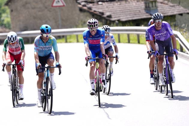 Netherlands™ Jardi Christiaan Van Der Lee of EF Education - Easypost blue jersey during Stage 16 of the Giro d™Italia from Bellinzona to Cari Swiss, Tuesday May 26, 2026  Copyright: xFabioxFerrarii LaPressex