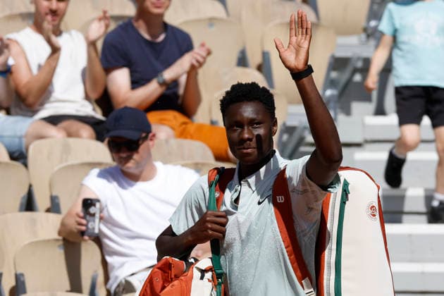 May 26, 2026, Paris, Paris, France: Moise KOUAME (FRA) in action during the tennis Grand Slam of Roland Garros 2026, at Roland Garros Stadium - on May 26 2026 .Paris - France Paris France - ZUMAb253 20260526_zsp_b253_309 Copyright: xLoicxBaratouxx