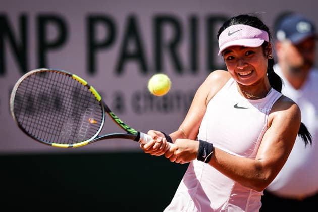 May 26, 2026, Paris, France, France: Alexandra EALA of Philippines during the third day of the Roland-Garros 2026, French Open 2026, Grand Slam tennis tournament at Roland-Garros Stadium on May 26, 2026 in Paris, France. Roland Garros 2026 - Day 3  - ZUMAm308 20260526_zsp_m308_014 Copyright: xMatthieuxMirvillex