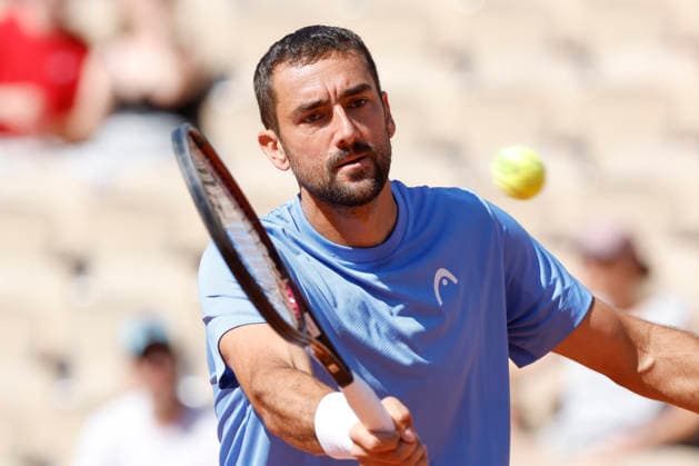 May 26, 2026, Paris, Paris, France: Marin CILIC (CRO) in action during the tennis Grand Slam of Roland Garros 2026, at Roland Garros Stadium - on May 26 2026 .Paris - France Paris France - ZUMAb253 20260526_zsp_b253_328 Copyright: xLoicxBaratouxx