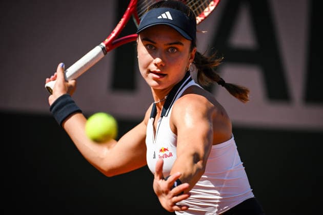 May 26, 2026, Paris, France, France: Iva JOVIC of United States during the third day of the Roland-Garros 2026, French Open 2026, Grand Slam tennis tournament at Roland-Garros Stadium on May 26, 2026 in Paris, France. Roland Garros 2026 - Day 3  - ZUMAm308 20260526_zsp_m308_028 Copyright: xMatthieuxMirvillex
